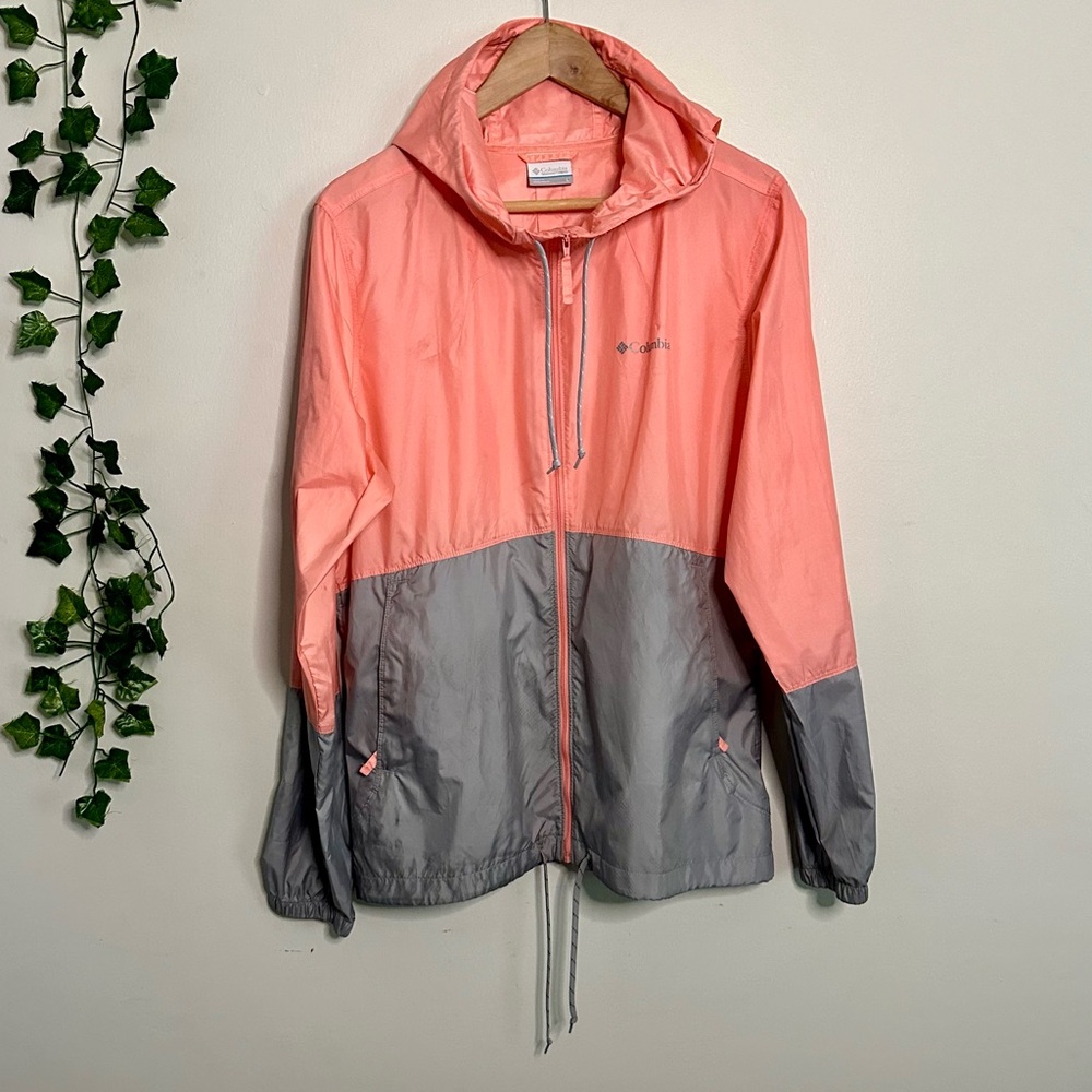 Columbia Lightweight Windbreaker Flash Forward Jacket, Large